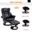 Alsup 80cm Wide Ergonomic Recliner-392612422