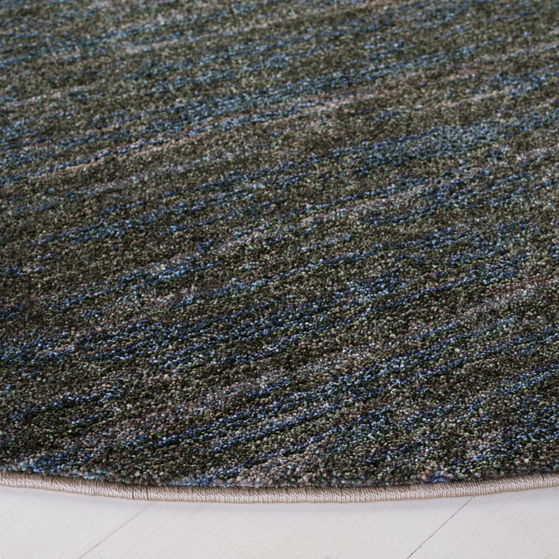 Donlon Performance Abstract Rug, Round 6'7"