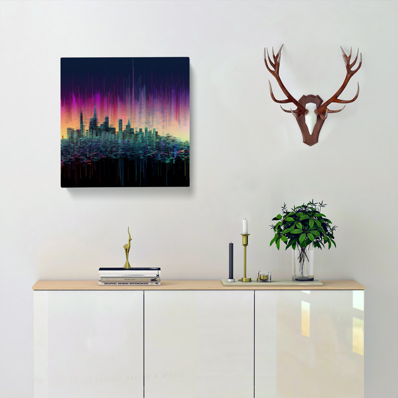 Skyline Glitch No.1 - No Frame Print