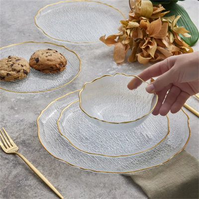 Glass Dinnerware Set 12 Piece - Service for 4