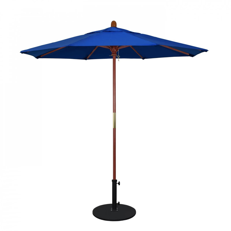 Parasol de marché octogonal 7,5 'x 7,5' Manon, Bleu pacifique - Pacifica