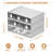 Includes 6 Drawers, 3-Tier Stackable Storage Drawers, Plastic Makeup Organizer, Office Organizer And Storage Boxes