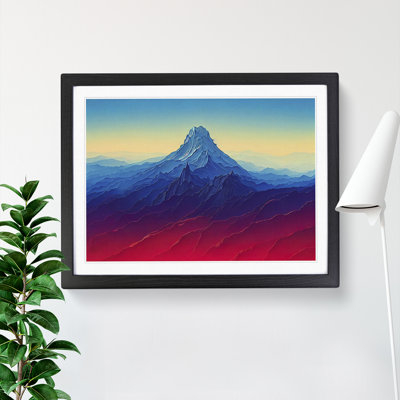 XH1022-7288X Radiant Mountain - Single Picture Frame Print