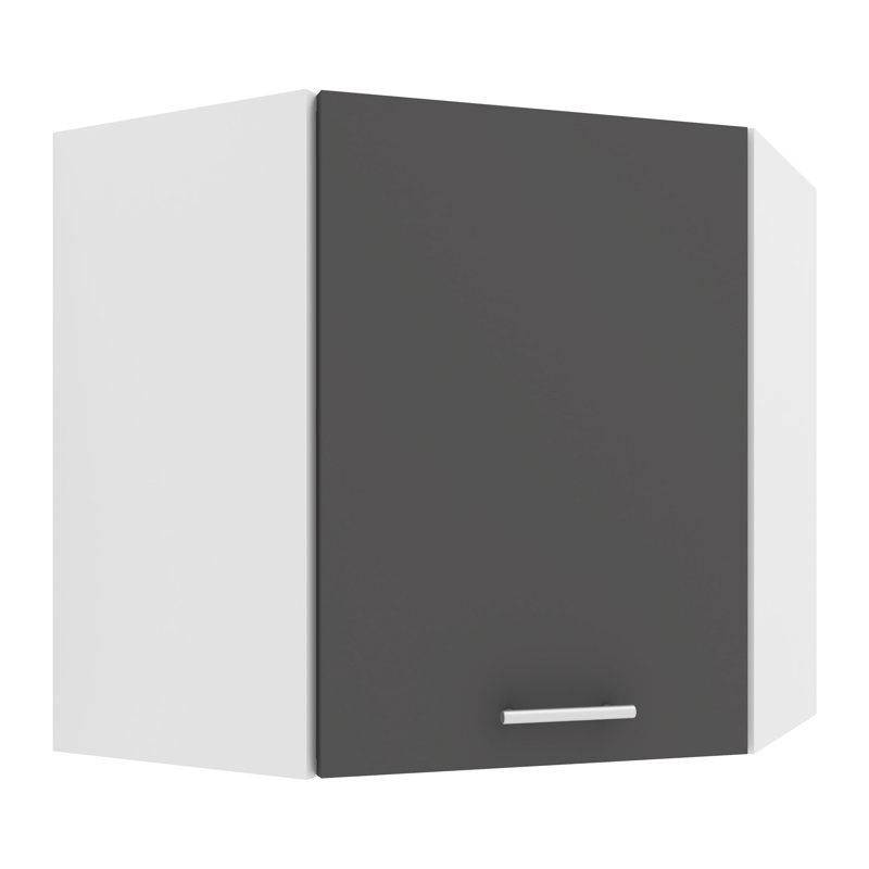 Quamae 60cm Kitchen Pantry, White/Black
