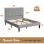 Lit plateforme tapissier moderne avec tête de lit sans couture, aucun sommier nécessaire, double, grand, très grand-1423987057-1423987053