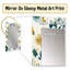 Zuria Dreamy Garden Minimalist Flower - miroir mural floral-1458490860