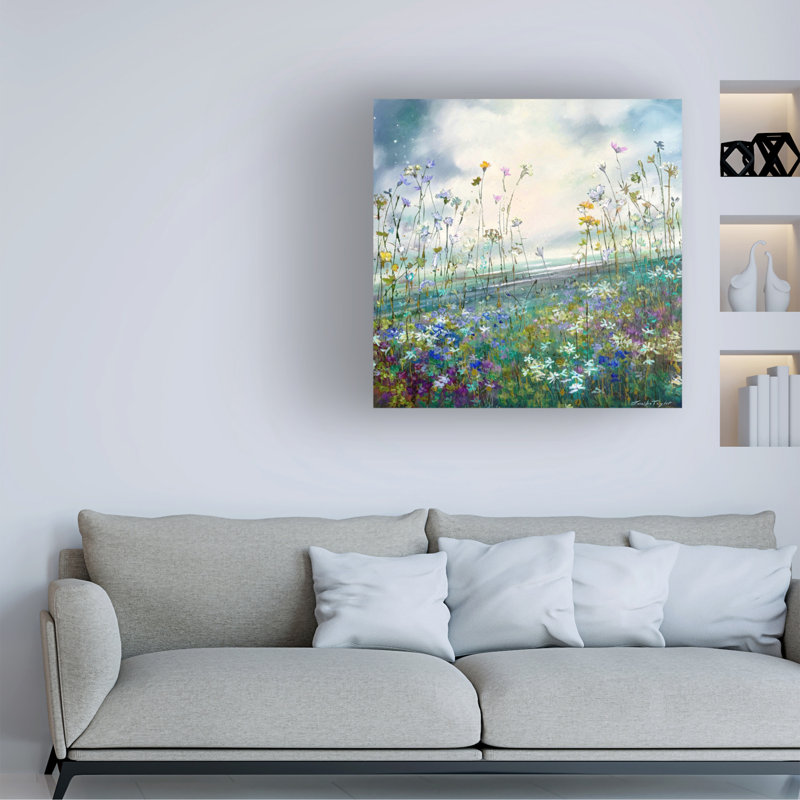 Art sur toile «Jennifer Lets Stay A tandis» par Jennifer Taylor, H 18 po x l 18 po