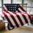 American Flag Wool Throw