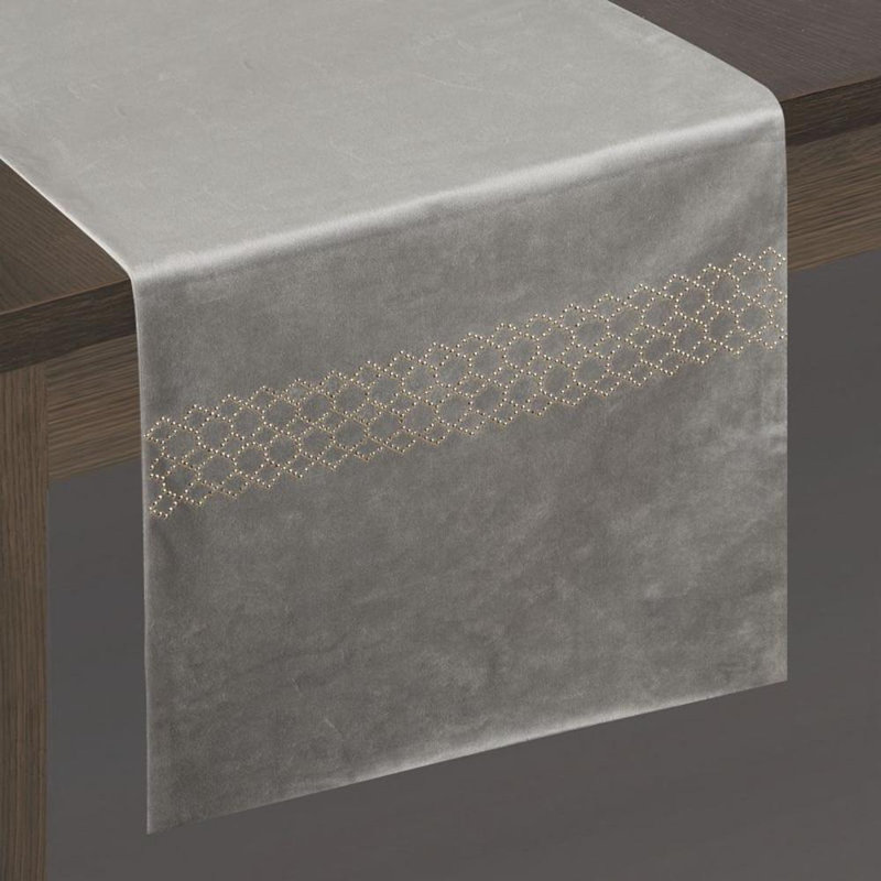 No Pattern And Not Solid Colour Table Runner, 33cm W x 140cm L