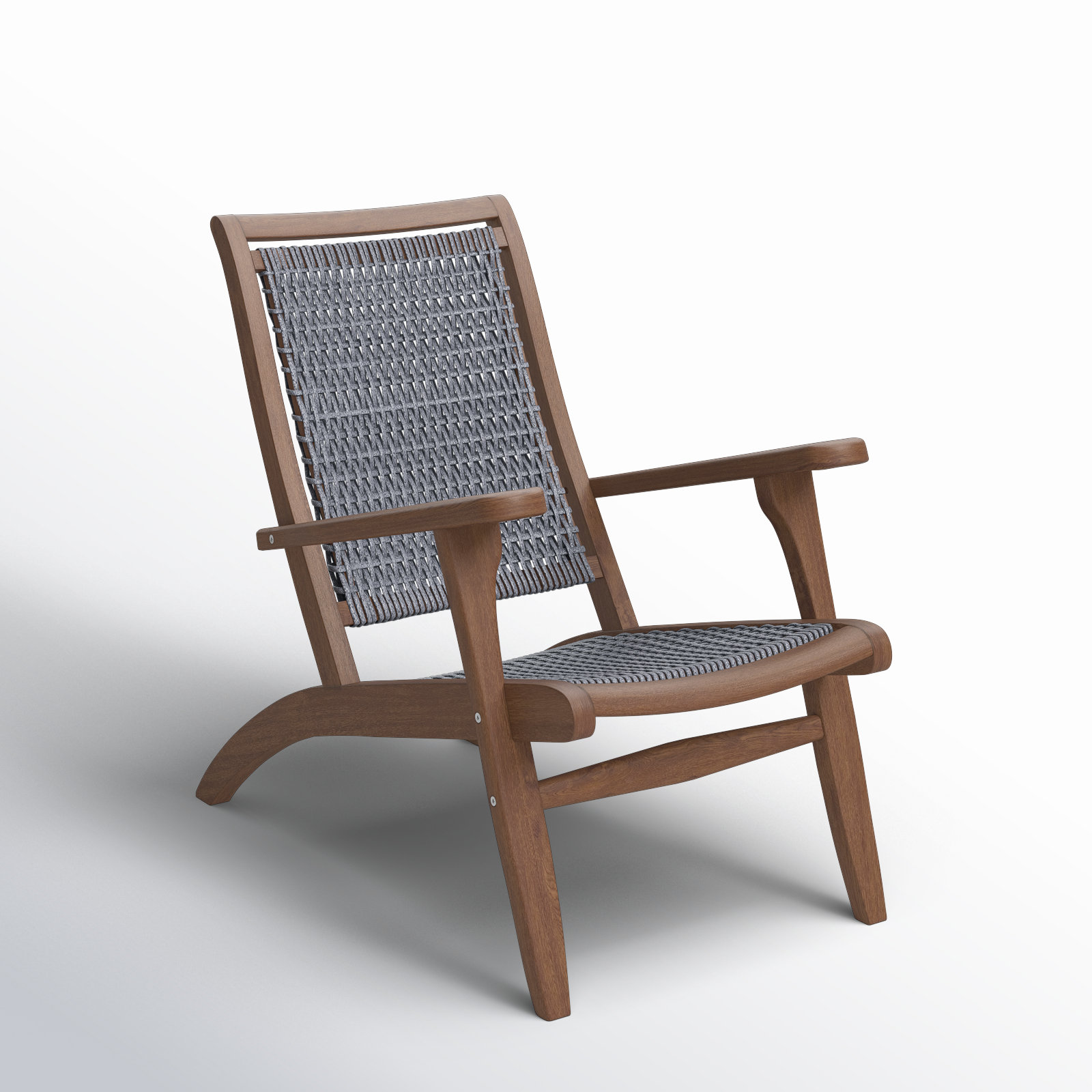 Arnot Outdoor Lounge Chair, Brown