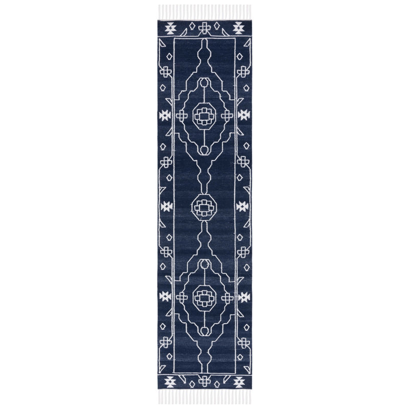 Brayden-Lee Flat Weave Polpropylene Southwestern Rug, Runner 2'3" x 9'