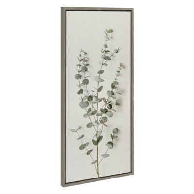 «Eucalyptus Botanical I» par The Creative Bunch Studio, reproduction d'art sur toile encadrée