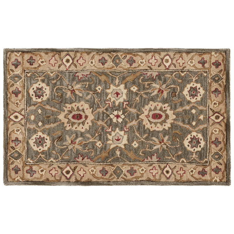 Tingley Hand Tufted Wool Oriental Rug, Rectangle 3' x 5'