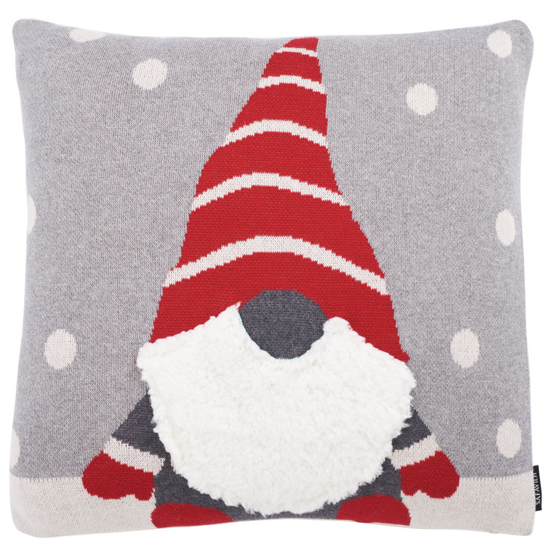 Cotton Reversible Throw Pillow