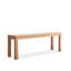 Banc de salle à manger en bois de chêne massif pour espaces de vie polyvalents