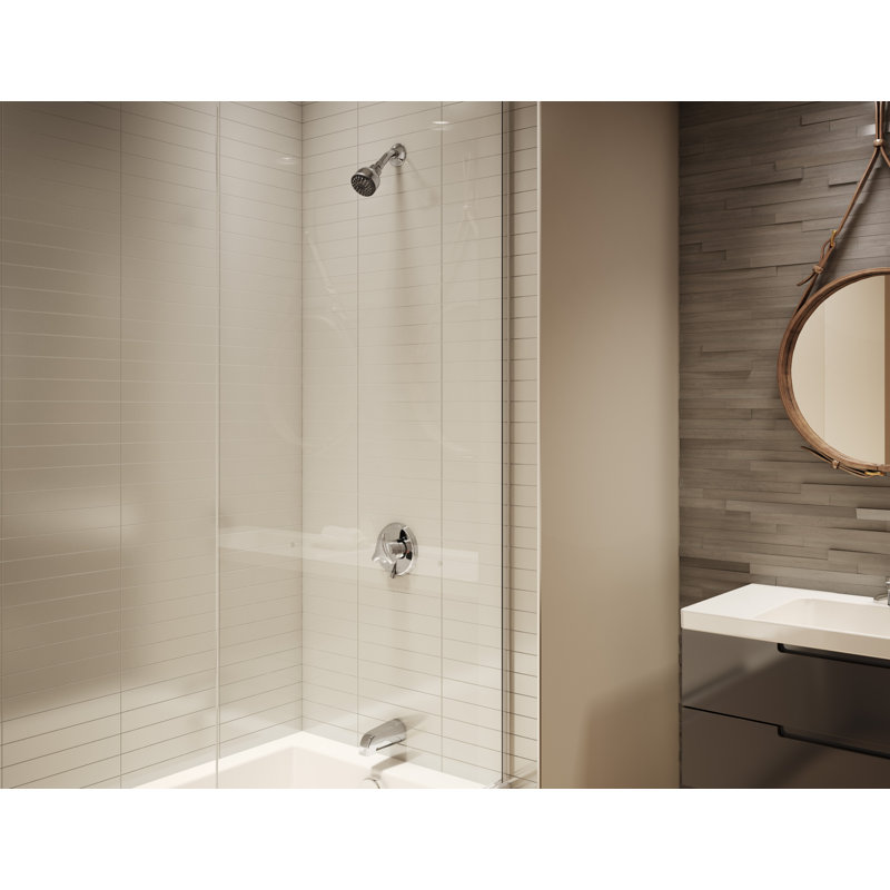 Ensemble de garniture de robinet de baignoire et de douche à poignée simple Origins - 1,5 GPM (valve non incluse)