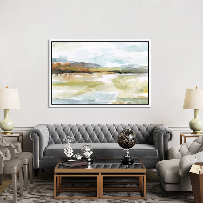 Faraway by Nan - Painting on Canvas, White Framed, 152.5 cm H x 101.5 cm W