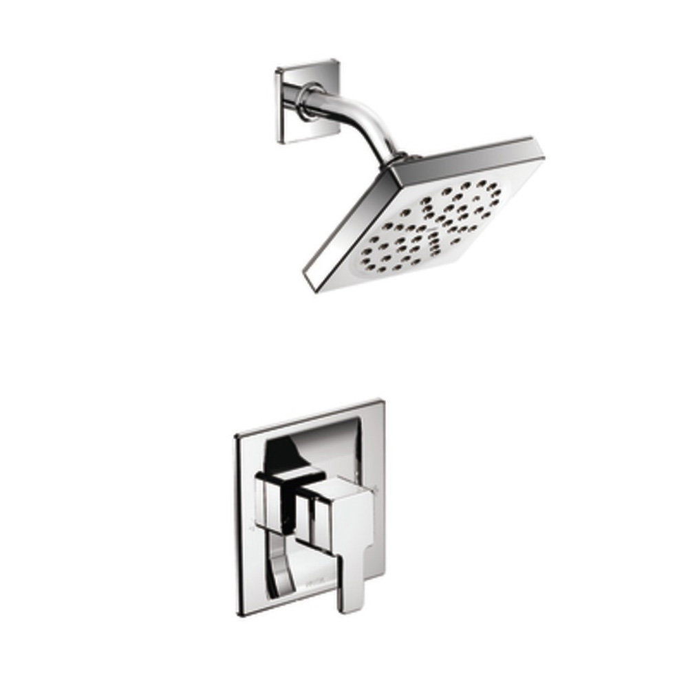 90 Degree Shower Faucet with Rough-in Valve and Posi-Temp Moen