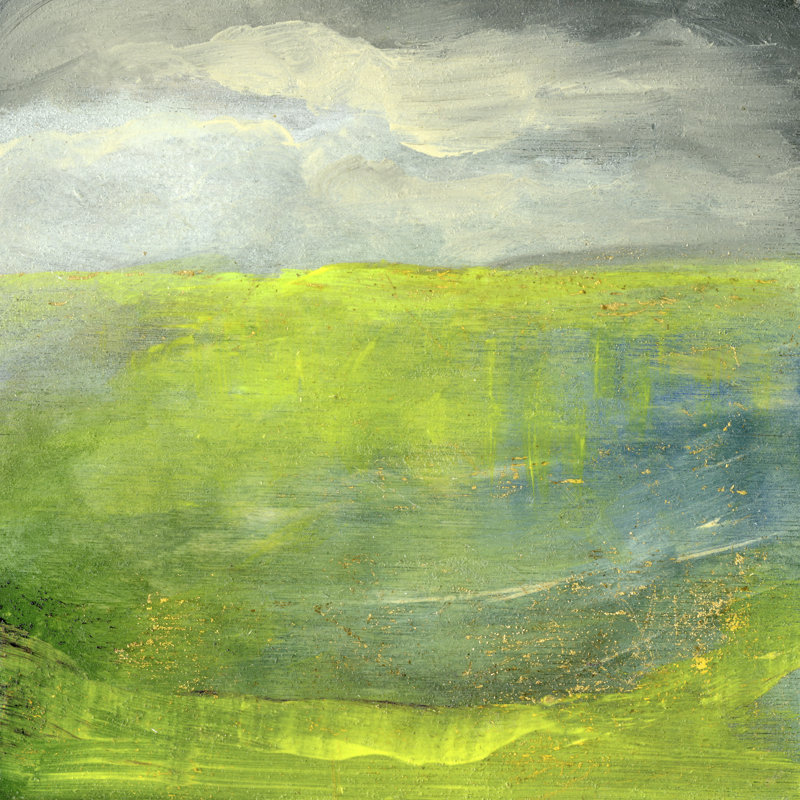 «Rolling Hills» par Karen Suderman - peinture sur toile tendue, H 36 po x l 36 po