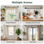 Tringle à rideaux sans perçage, tringle de fenêtre réglable de 5/8 po, supports adhésifs conviviaux pour les locataires, sans perçage, noir-1463136383
