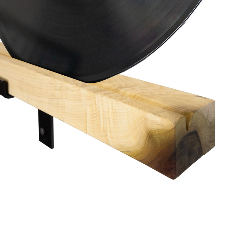 Rayne Record Display Shelves, Natural, 60x3x2