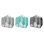 Trieur de linge Whitmor Pop & Fold - Bleu baie - Turquoise - Noir - Gris Palmoa