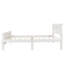 Lit plateforme avec base de lit en bois et sommier avec base de lit et support en lattes de bois-1430282883