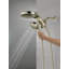 Pomme de douche double à 5 jets et douche à main avec Lumicoat Hydrocain 2,5 GPM Hydrorain-1739803642