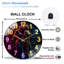 Horloge murale en verre Neon