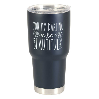 Dicksons Inc 30oz. Double Wall Insulated Stainless Steel Travel Tumbler