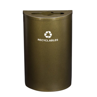 Steel Open Kitchen Trash Can