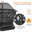 Hexagon Iron Wood Burning Smokeless Fire Pit-949134291