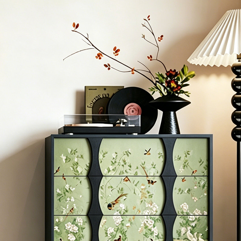 Commode d'appoint de style rétro français