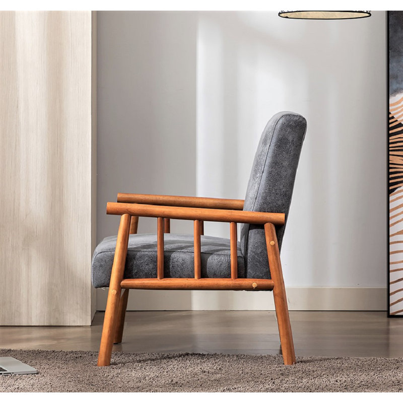 Goedeck Upholstered Armchair, Gray