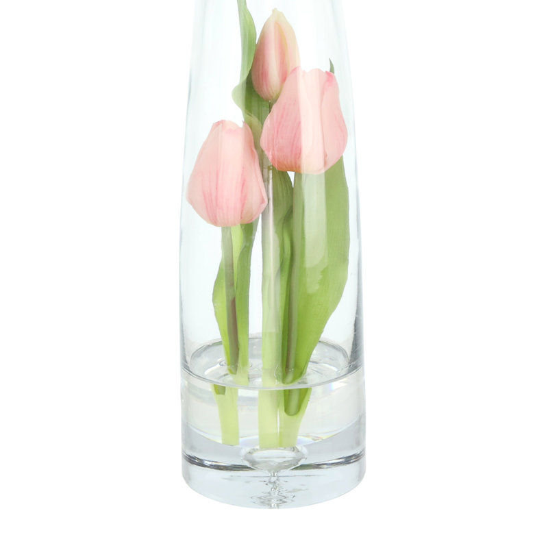 Tulips Arranged in a Glass Vase