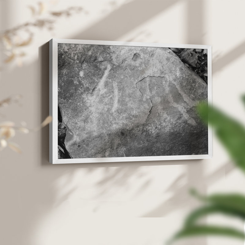 Found Textures XVII -Framed Print - Restickable