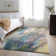 Premium Machine Washable Cerrito AMF505 Blue Rug