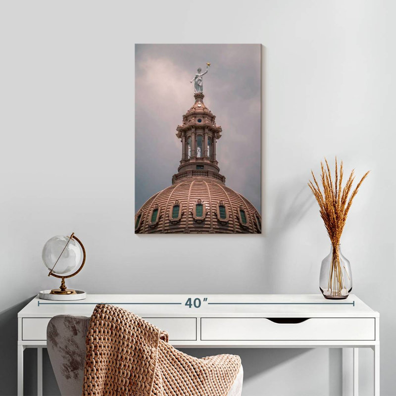Aime Austin Texas Capitol Dome, 24" H x 16" W