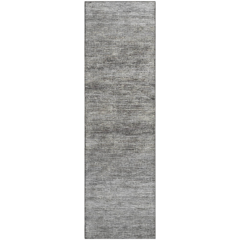 Premium Machine Washable Mayfield Silver Rug, Runner 2'3" x 7'6"