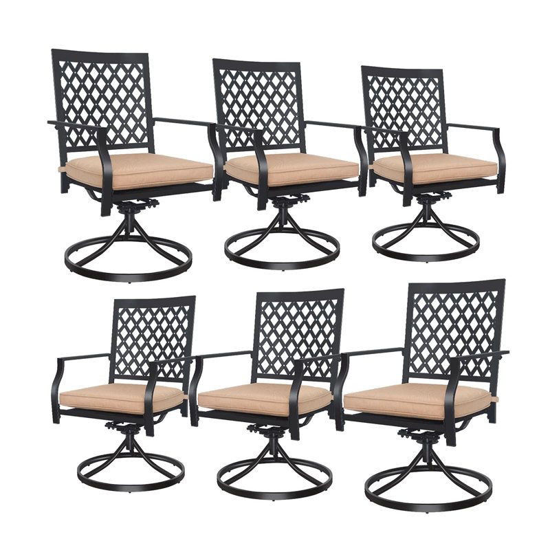 Chaise de terrasse avec coussin MEooem