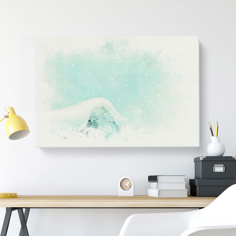 Mountain Summit In Abstract - Wrapped Canvas, 50cm H x 76cm W x 3cm D