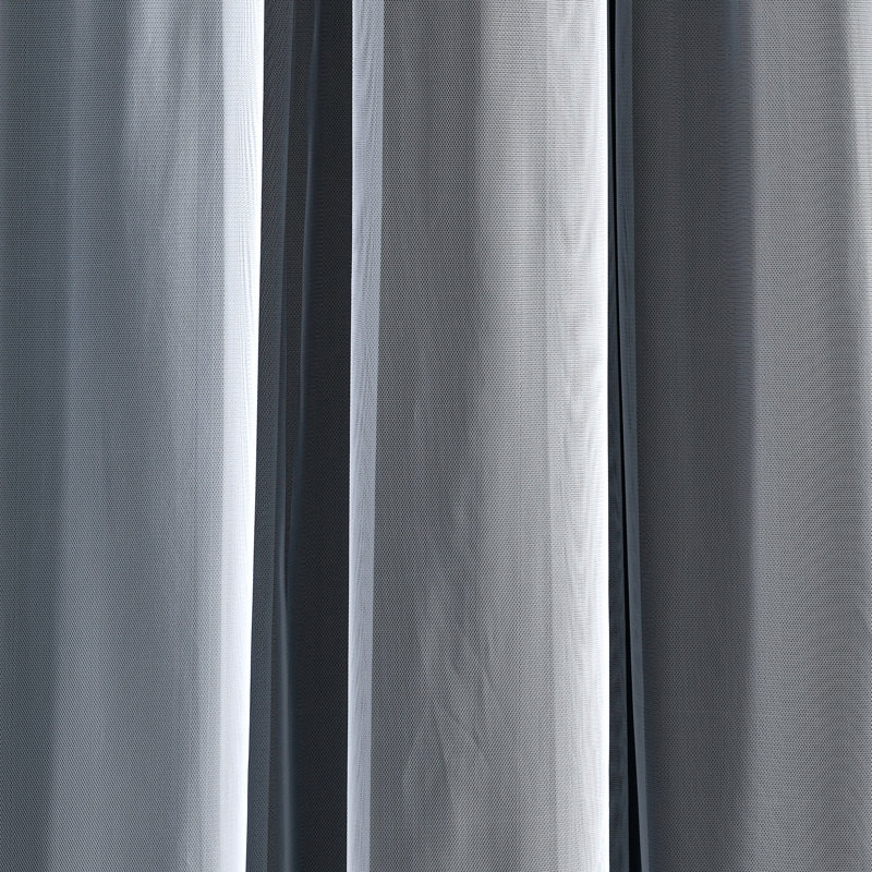 Blackout Curtain Pair, Black, 38" W x 84" L