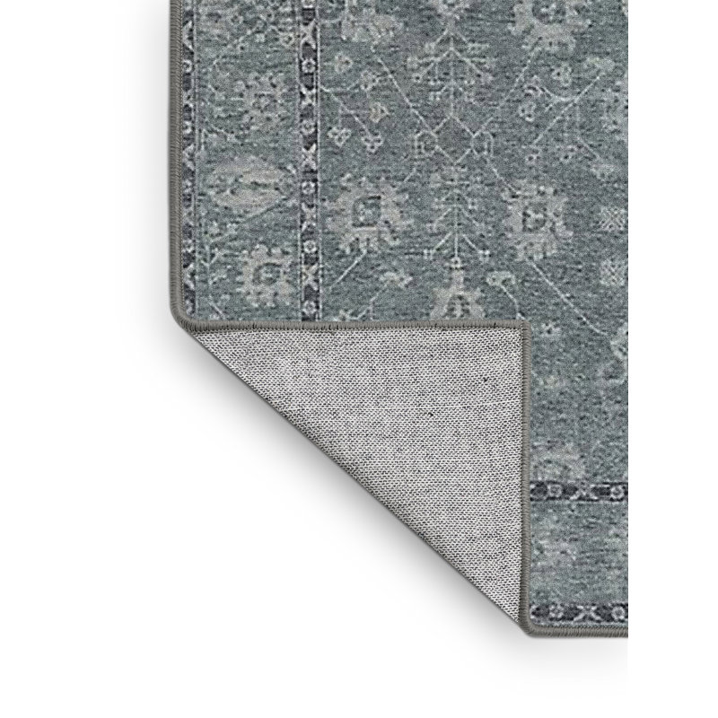 Tapis 100% moderne de style Mid-Century 261 lavable à la machine, Rectangle 7 pi x 10 pi