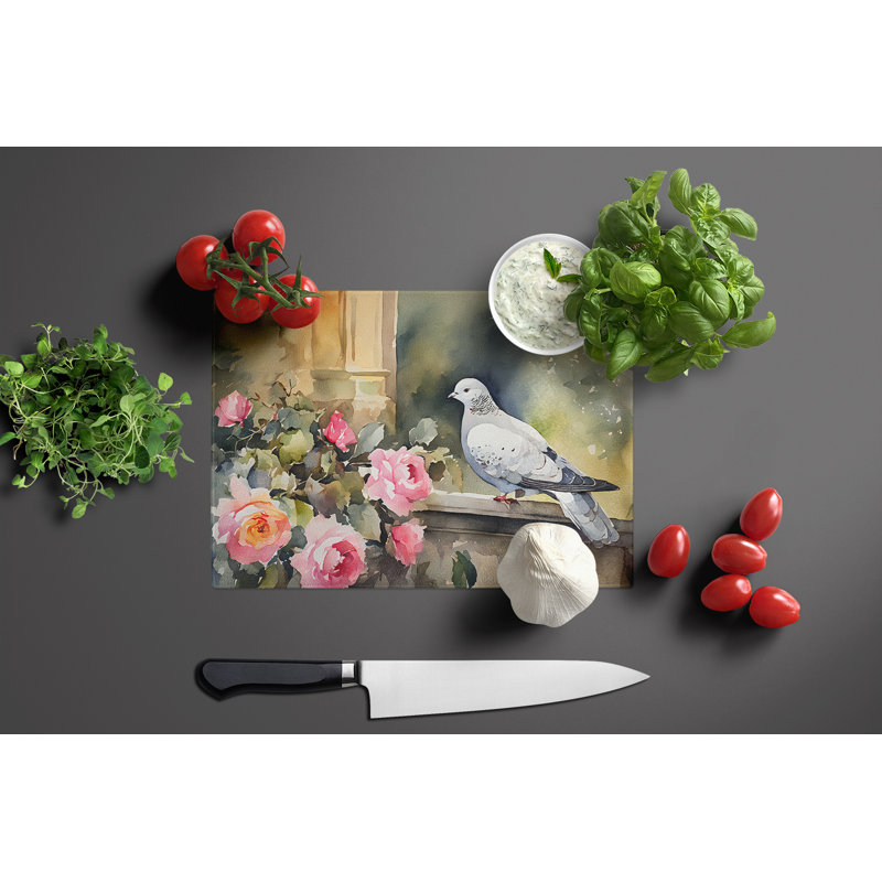 Pigeon Glass Cutting Board