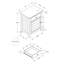 Table de chevet avec rangement, table de bout-1375009980