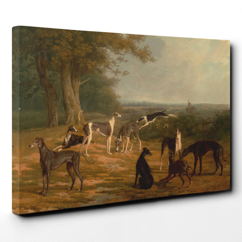 Jacques-Laurent Agasse - Wrapped Canvas Painting, 35cm H x 50cm W