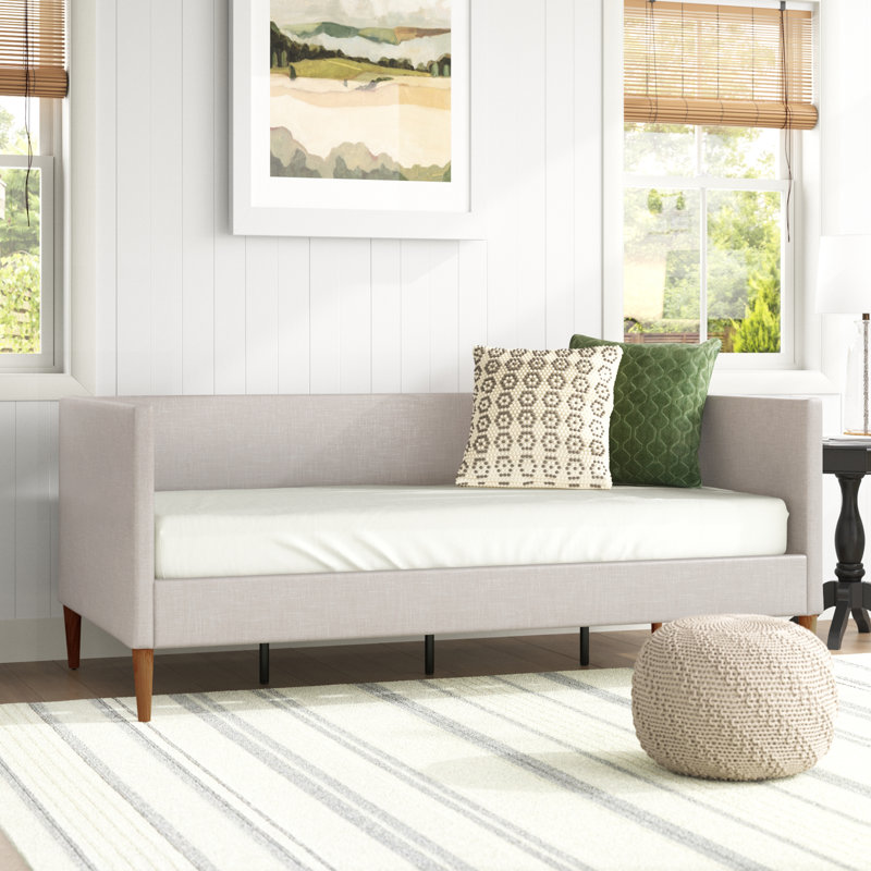 Luca Upholstered Daybed, Gray
