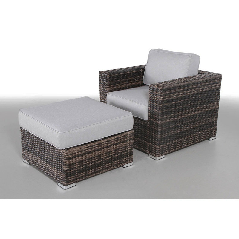 Fauteuil d'appoint rembourré confortable - aucun assemblage requis