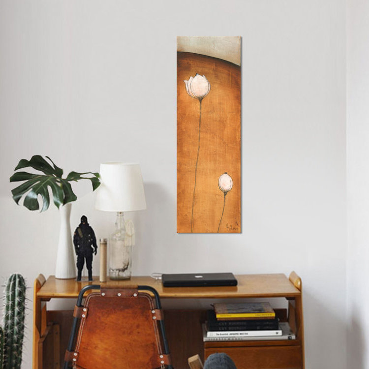 «Tall Tall III», reproduction d'impression sur toile tendue, H 36 po x l 12 po x P 1,5 po, Papier avec cadre noir