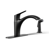 Rival Single-Handle Kitchen Sink Faucet With Side Sprayer